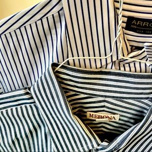 2 Men’s Dress Shirts 15.5-16.5